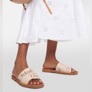 Chloe Woody flat sandals